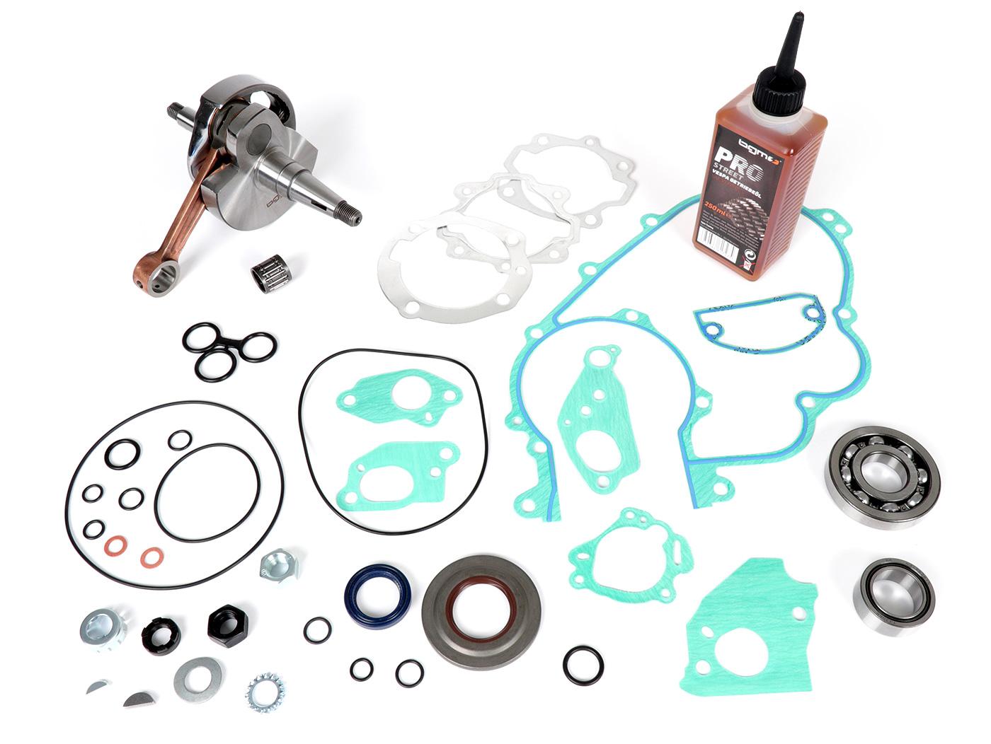 Kit Albero Motore BGM PRO Touring 57mm Corsa Vespa PX200 Paraolio