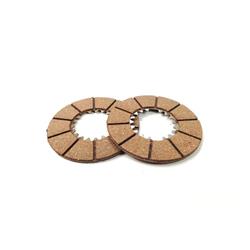 Clutch 2 cork disks with intermediate discs and 6 springs for Vespa 98-125 (from V1T the V15T) (since the V30T V33T)