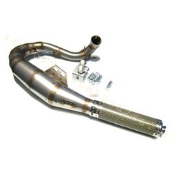 expansion Muffler Performance Racing stainless steel with carbon silencer for Vespa 200