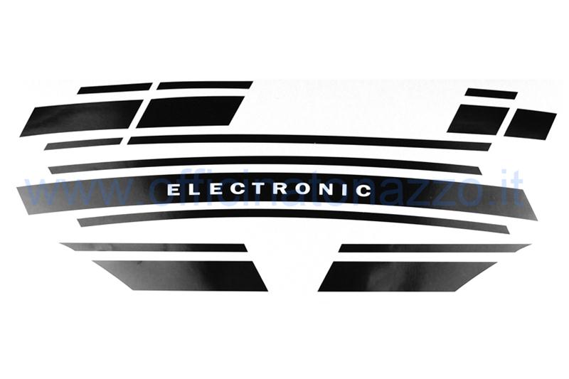 Adesivo Vespa Electronic nero lucido Vespa ET3