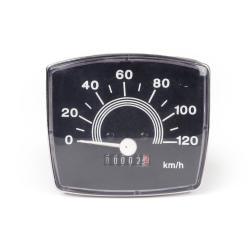 Cuentakilómetros escala 120 kmh, para Vespa 50 Special (sello no incluido)