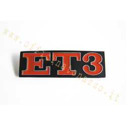 rear plate "ET3"