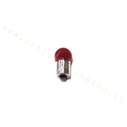 Lamp Vespa bayonet, red ball 12V - 10W