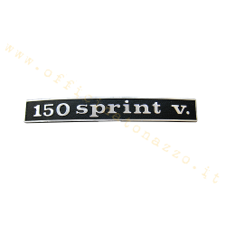 placa trasera "150 Sprint V."