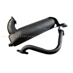 Muffler torpedo Site original black type for Vespa 50 Special - R - L - N