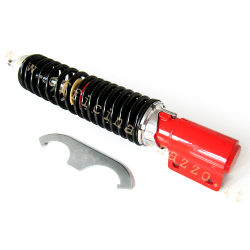 Adjustable front Shock Absorber CARBONE Sport for Vespa PX - PE