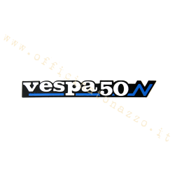 Targhetta cofano "Vespa 50 N"