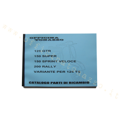 otz009 - Catalogo delle parti Vespa 125 GTR, 150 Super, 150 Sprint Veloce, 200 Rally