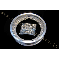 Circle wheel polished alloy 3.00 / 3.50-10