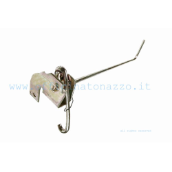 Locking lever right complete bonnet for Vespa PX Arcobaleno (Rif.originale Piaggio 227 229)