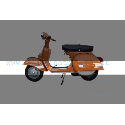 Adhesive Vespa Electronic glossy white Vespa Rally