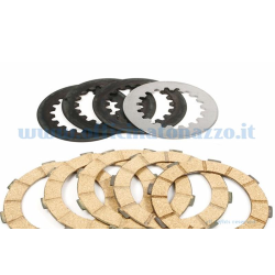 Surflex clutch discs 5 with intermediate cork disks for the model with 8 springs Vespa