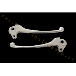 Couple clutch brake levers polished for Vespa PX Arcobaleno