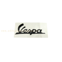 Adhesiva placa frontal negro "Vespa" para Vespa 125