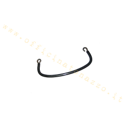 back straight handle with black eyelets distance 24cm single- seat for Vespa