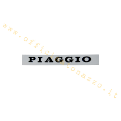 Adhesive label "Piaggio" to saddle plate Vespa PX - PE