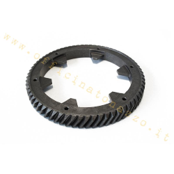 Primary Corona Z67 meshes with the original Z22 pinion for Vespa