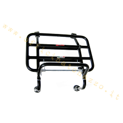 Faco Frente Negro rack para Vespa PX - PE - LML - GT - GTR - GL - TS - GS - Rally - Sprint - Sprint Veloce - Super - VNB - VBB - VBA - 50 todos los modelos - Primavera - ET3 - PK todos los modelos