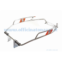 Salvascocca chrome with red logo for Vespa GT - GTR - Rally - GL