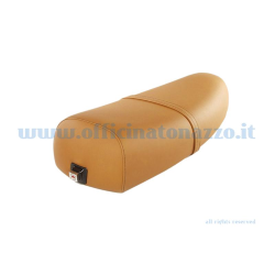 Dual seat foam lockable sand color for Vespa PX - PE Millenium