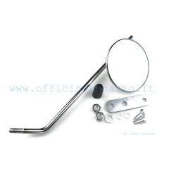 Round rearview mirror right or left chrome for Vespa