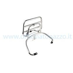 chrome rear luggage rack for the new Vespa Primavera (scooter)