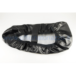 Black seat cover with elastic for Vespa ET3