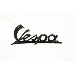 placa frontal "Vespa" de color verde oscuro para Vespa 125 VN1T 01950> VN2T