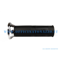 Ø 24 mm negro perilla derecha para el nuevo modelo 2011 Vespa PX (Piaggio Rif.originale cm083806)