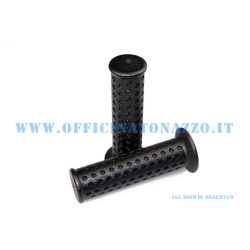 Pareja perillas negro Ø 24 mm para Vespa PK 50 HP - V (Rif.orginale Piaggio 274489)