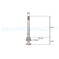 Stem 4 velocidad longitud de cambio de marcha. 62mm madre para Vespa 150 1959 -1964 AVN - VBA