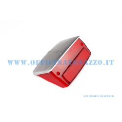 brillante luz trasera roja con carrocería de techo gris para Vespa 50 Special