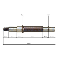 múltiples engranajes de pivote Ø rodamiento 15mm para Vespa Súper VBC (ref. 110512 Piaggio)