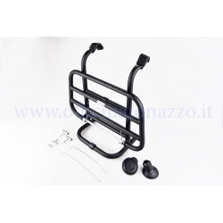 Black Front rack for all models Vespa 50 - Primavera - ET3 - PK all models