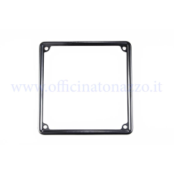 License plate frame black iron for Vespa old model plate