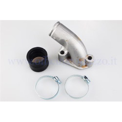 An intake manifold Pinasco Ø 28/30 elastic coupling for Vespa PX - PE - T5