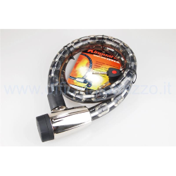 40 750 1065 - Lucchetto per Vespa mod. PITONE Ø 30, solidissimo (rivestimento in plastica)