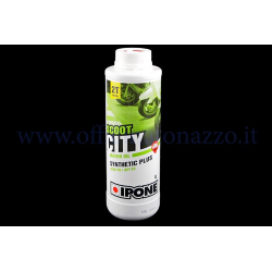 mezclar el aceite Ipone Scoot City aceite Syntesis mezcla sintética a la fragancia de la fresa específica para el mezclador cofezione separada 1 litro