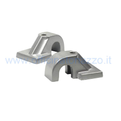 soportes de los pares de soporte de caballete para Vespa `58-`61 VNA / VBA / VNB1 / VNB" VBB / T4, Ø 15 mm, de aluminio / fundición, 2 piezas