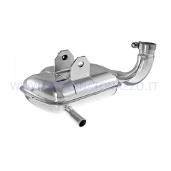 - Marmitta Racing Exhaust Sip Road 2.0 cromata per Vespa PX - PE - 200 - Rally  200