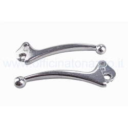 Couple brake levers aluminum clutch for Vespa 50 - 50 Special - ET3 - Primavera