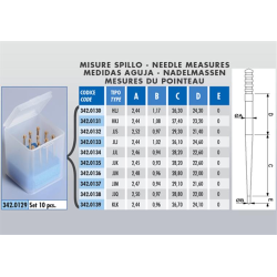 Kit spillo conico 10 Pz per carburatore PWK KEHIN