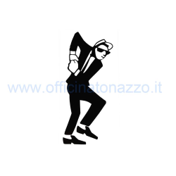 Sticker "2-tone SKA dancer", l = 160mm, w = 70mm