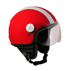 mod casco. MIAMI, metal rojo, tamaño S (55 cm)