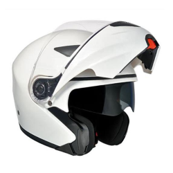 Casco modular SINGAPUR, metal plata, tamaño L (59 cm)