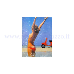 Posters Vespa in Lido measuring 48 x 67 cm