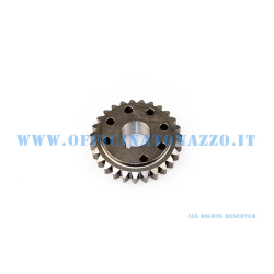 Pignone DRT Z 27 ingrana su primaria Z 68 (Ratio 2,52)denti dritti per Vespa 50 - Primavera - ET3