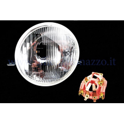 Fanale anteriore in vetro completo di portalampada per Vespa PX 125/150/200 - Arcobaleno