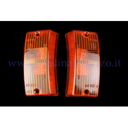 Corpi luminosi indicatore di direzione anteriori arancioni per Vespa PX - PE - T5