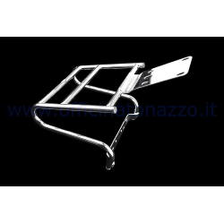 Portabaule posteriore cromato per Vespa PX - PE (ottimo con baule SHAD)